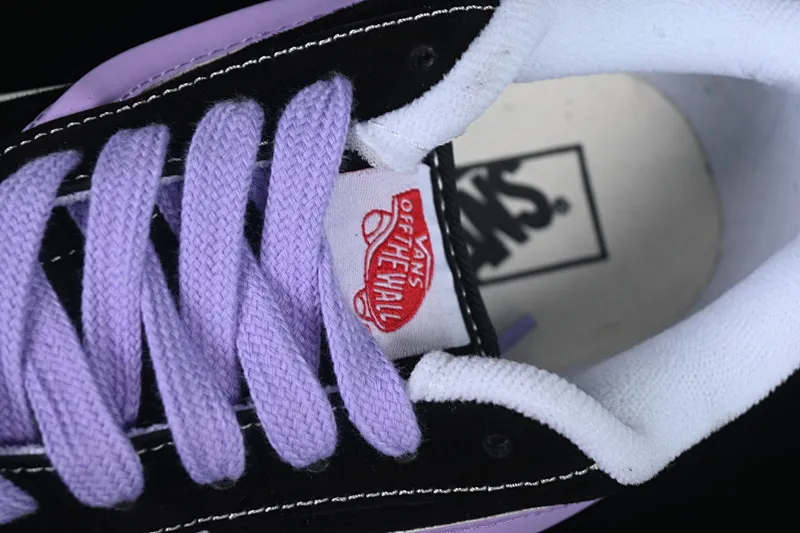 All categories Vans Vans series Vans Low Vans Knu Skool Purple Portuguese love bread shoes Comfortable and fashionable non-slip wear-resistant low-top casual sneakers VN0009QC6BT1